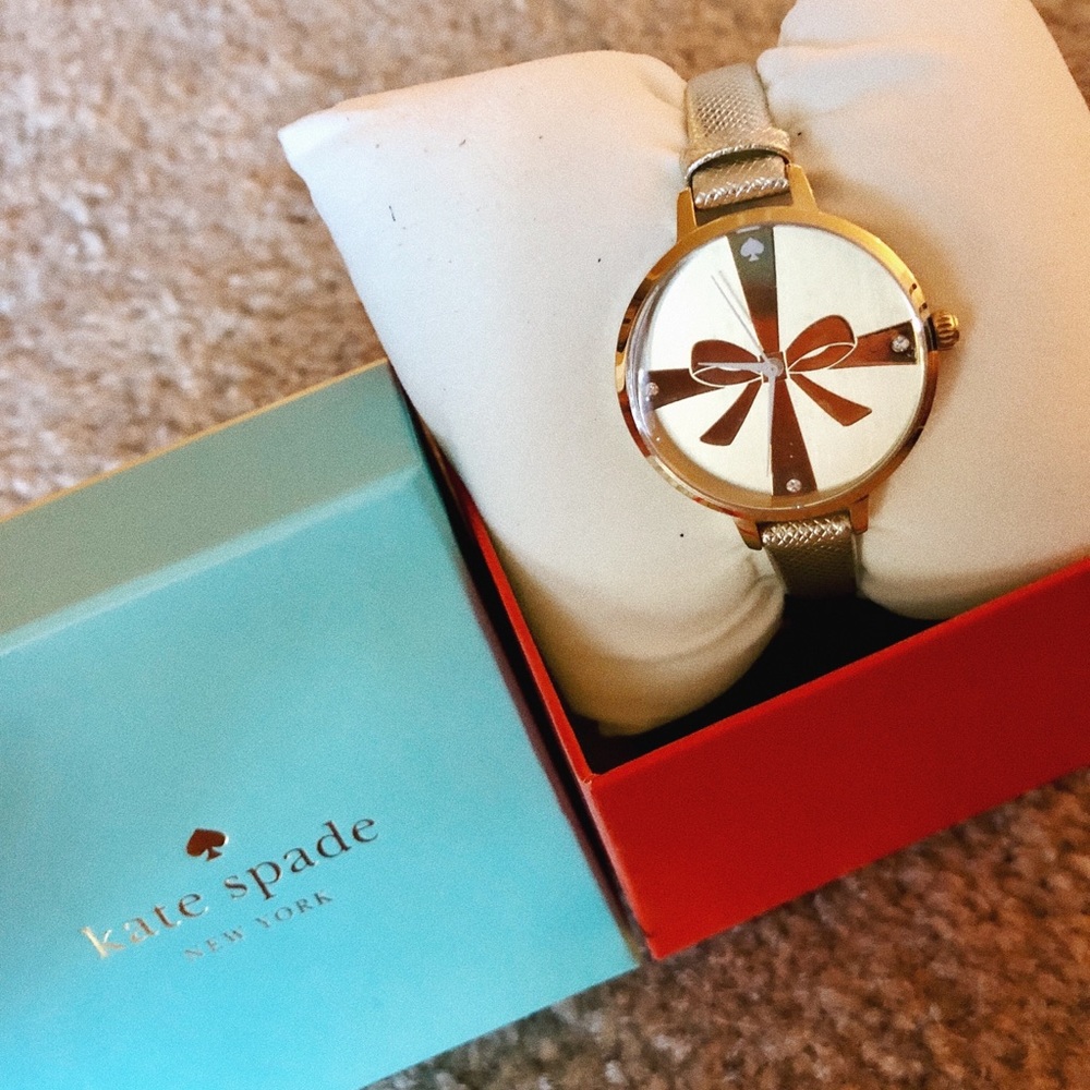 NEW IN BOX gold kate spade watch